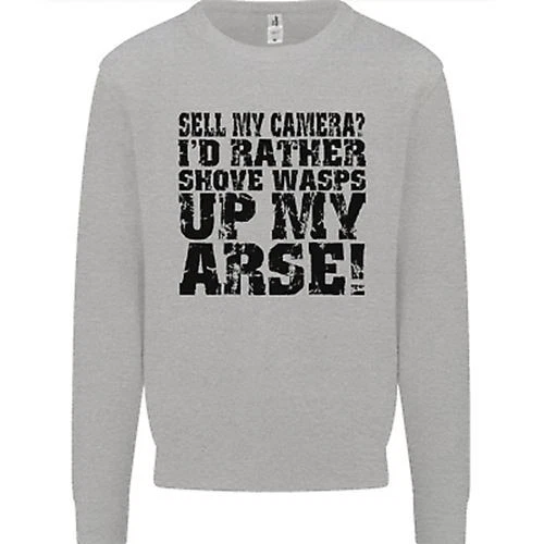 Sell My Camera? Photographer Photography Mens Sweatshirt Jumper