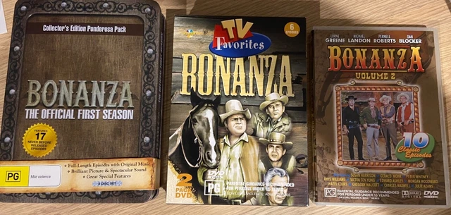 BONANZA DVD BUNDLE (First season Collector's Edition Ponderosa Pack) 1st +extras
