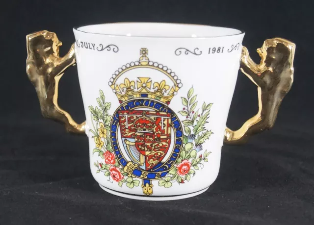 Paragon Bone China Loving Cup, Wedding Of Prince Charles And Lady Diana Spencer.