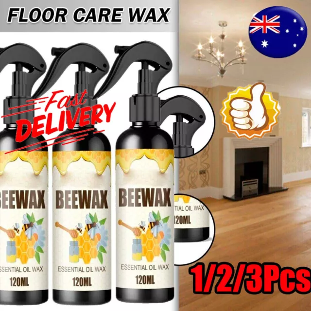 Beeswax Spray Home Furniture Care Wooden Floor Cabinets Table Polish 120ml SK