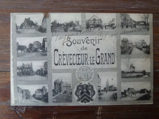 CPA Crèvecœur-le-Grand Oise Hauts-de-France Beauvais 60 Multiple Views 1915