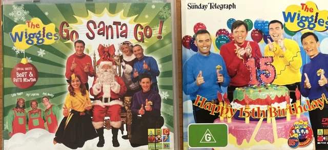 THE WIGGLES CD Bundle Go Santa Go LN Happy 15th Birthday VGC Aust Kids ...