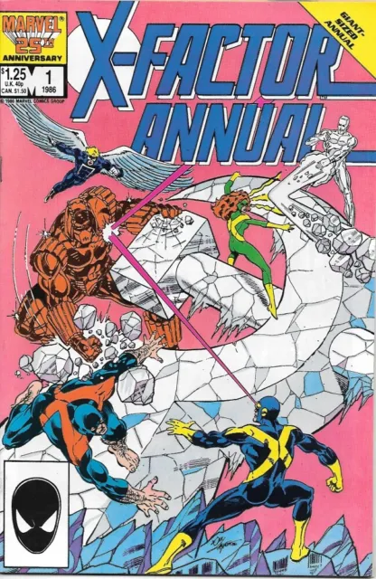 X-Factor Comic Book Annual #1 Marvel Comics 1986 VERY HIGH GRADE UNREAD NEW