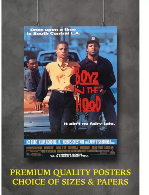 Boyz n the Hood Classic Movie Art Large Poster Print Gift A0 A1 A2 A3 A4