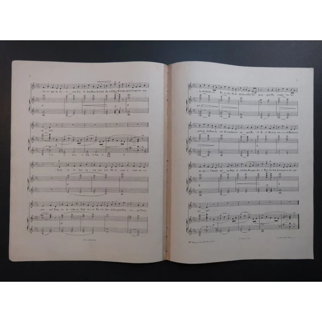 HOLMÈS Augusta Noël Chant Piano ca1885 4
