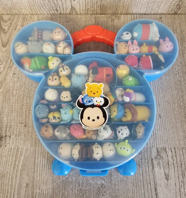Disney Tsum Tsum Figures In Mickey Mouse Carry Case 50+