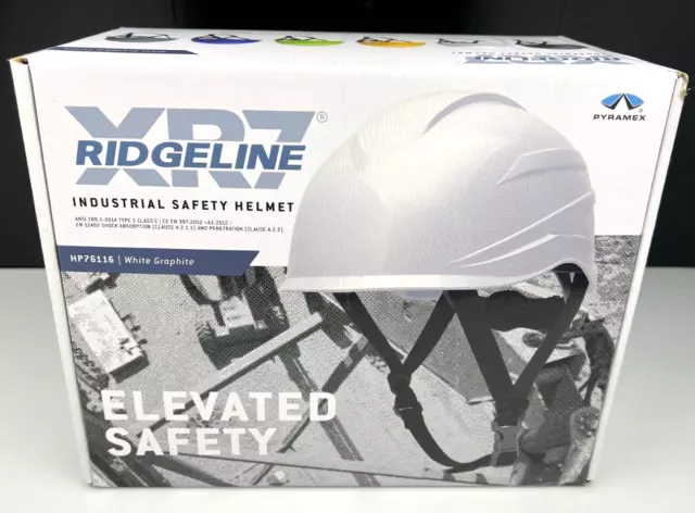 Pyramex HP76116 Ridgeline XR7 6-Point Cricchetto Sospensione Rigido Bianco