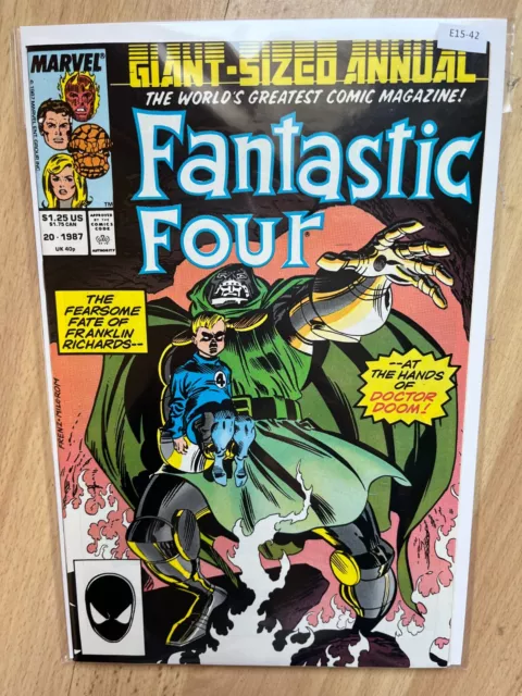 Fantastic Four vol.1 Annual #20 1987 High Grade 9.0 Marvel Comic Book E15-42