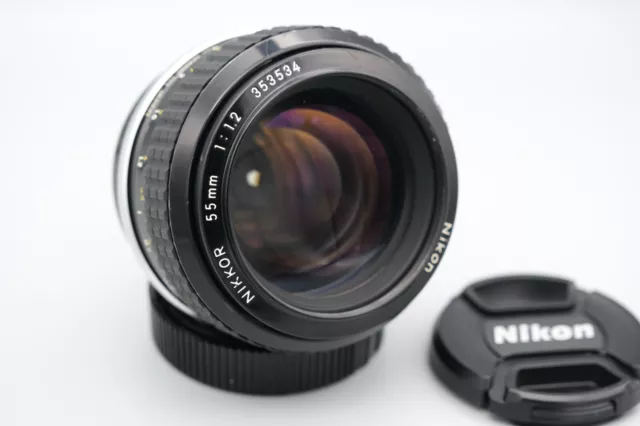 Nikon Ai Nikkor 55mm f/1.2 - Lichtstarkes Prime Objektiv - Zustand AB - Geprüft