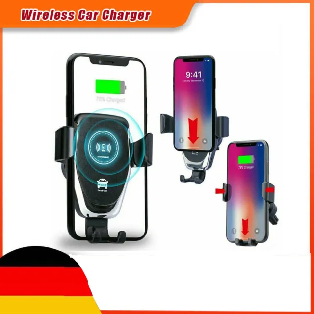Auto Wireless Charger Handy Halterung mit ladefunktion Clamping KFZ Induktions