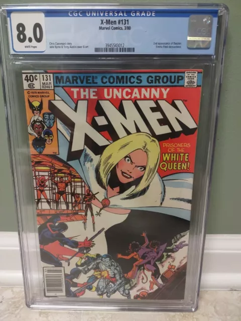 X-Men #131 1st Emma Frost Cover 2nd Dazzler Marvel 1980 CGC 8.0 White Pages