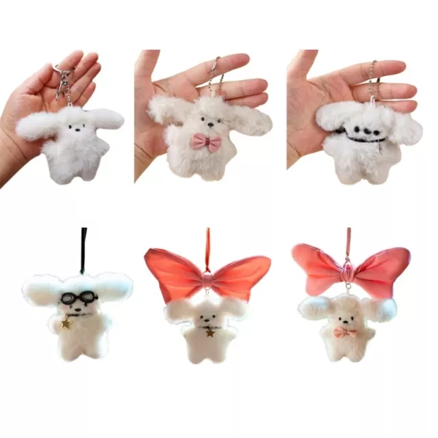 Cute Rabbit Ornament Pendant Car Interior Decorative Accessories Keychain