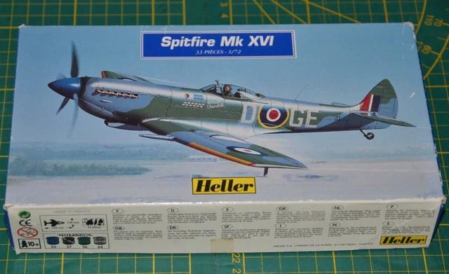 MAQUETTE SPITFIRE Mk. XVI HELLER 1/72 neuve EUR 9,80 - FR
