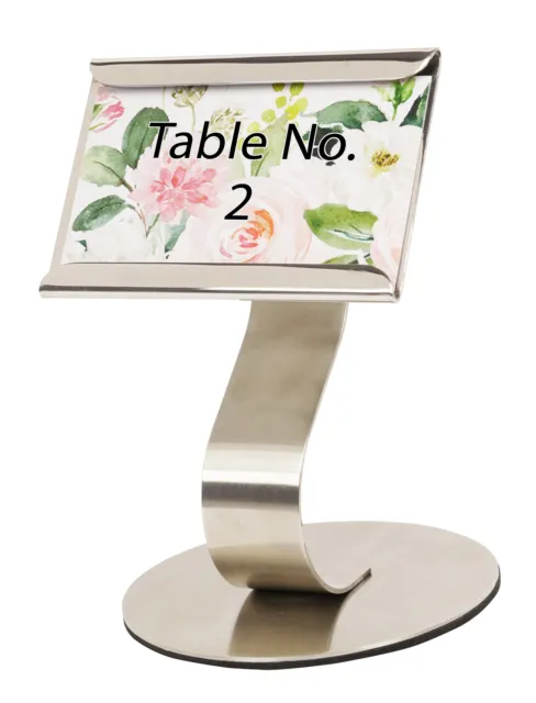 Trifri Wedding Table Numbers/ Name Holders Stainless Steel Table-fnu