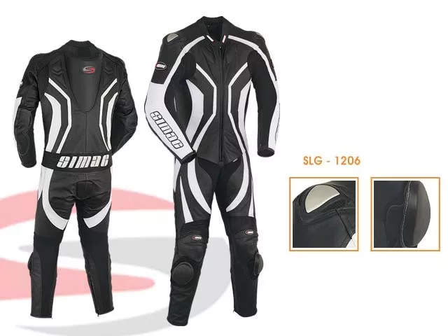 Motero Men's Motorcycle CE Approved Armour Leather Racing Bikers Suits ONE PCS
