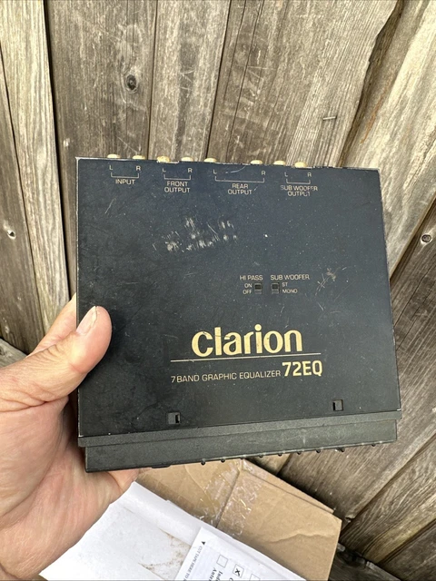 Clarion D7 カセットデッキ グラフィックイコライザー 本体 Clarion car graphic equalizer Clarion D7 カセットデッキ