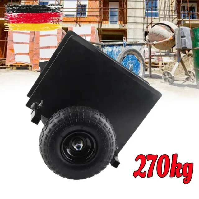 Plattenroller Plattenwagen Luftrad Transportroller  272kg, Klemmbacken 0-20 cm