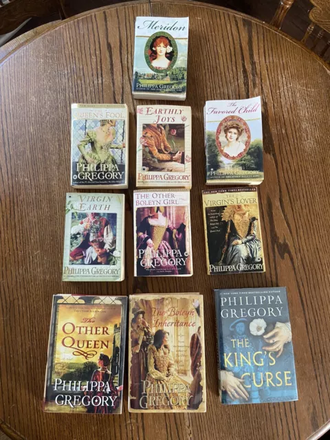Philippa Gregory Books Lot of 10 -- 7 Paperback, 3 Hardcover Books