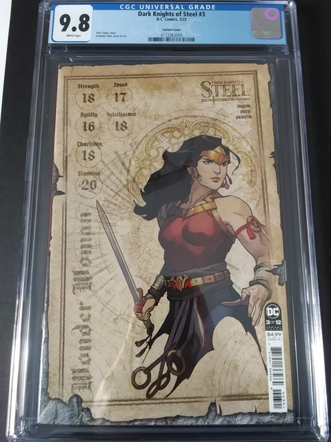 Dark Knights of Steel #3 cgc 9.8 Yasmine Putri 1:25 Wonder Woman variant