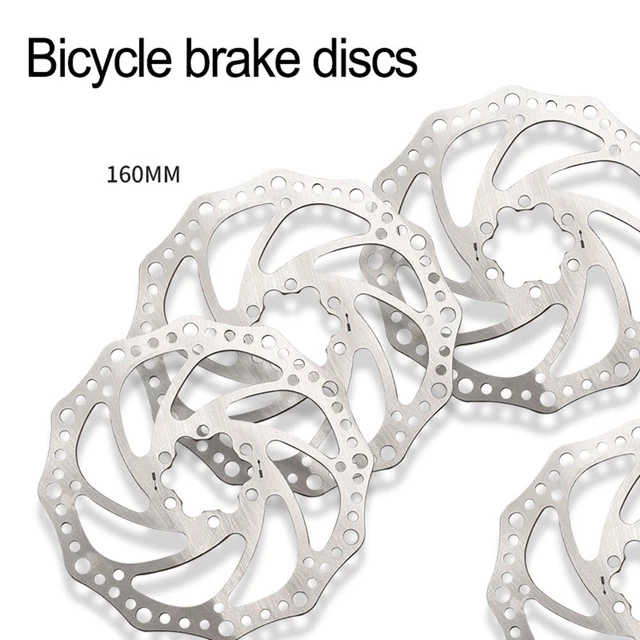 Rotor Frein Disque Vélo 140 Mm - Acier Inoxydable Creux 6 Trous - Structure Flottante - Pour VTT, Vélo Route