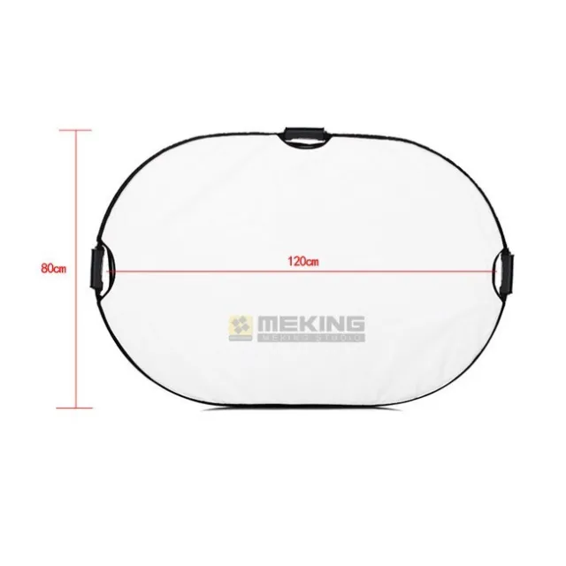 Selens 5-in-1 80x120cm 32x48 Inch Oval Reflector Disc with 3 Handle & Carry Bag 3