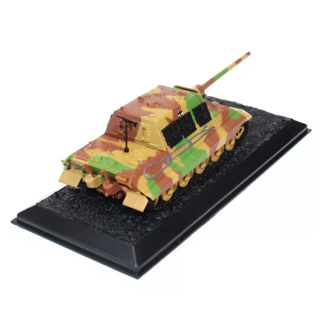 1:72 WWII German Jagdtiger Hunting Tiger Tank 1945 Alloy Model Collection Decor