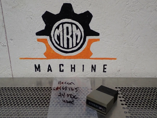 Hecon G0468465 8 Digit Counter 24VDC Used With Warranty See All Pictures