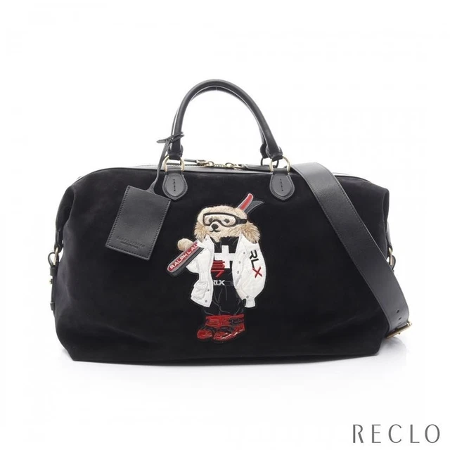 バッグ POLO RALPH LAUREN Boston bag 2way POLO RALPH LAUREN 2Way Boston Bag Pink X Navy Authentic