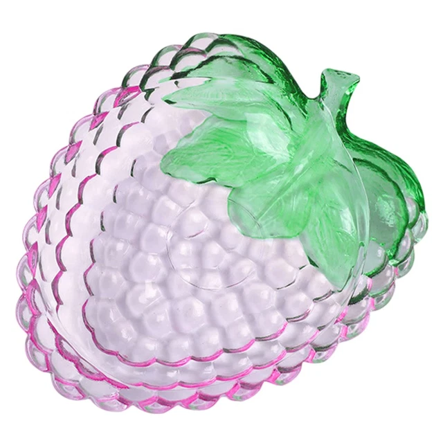Assiette à Dessert Vintage En Verre P. D'Avesn - Vert Pâle Transparent - Années 1920-1949 - Occasion