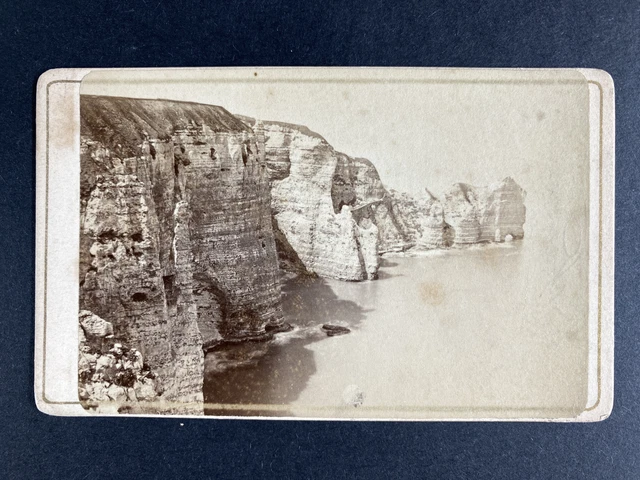 Tirage Albuminé Ancien CDV Cathédrale De Rouen - France Capron Vers 1860