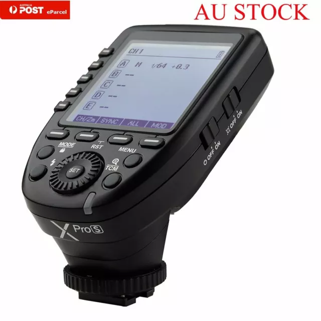 AU GODOX XPro-S 2.4G TTL HSS Wireless Trigger Transmitter For Sony New MI Camera