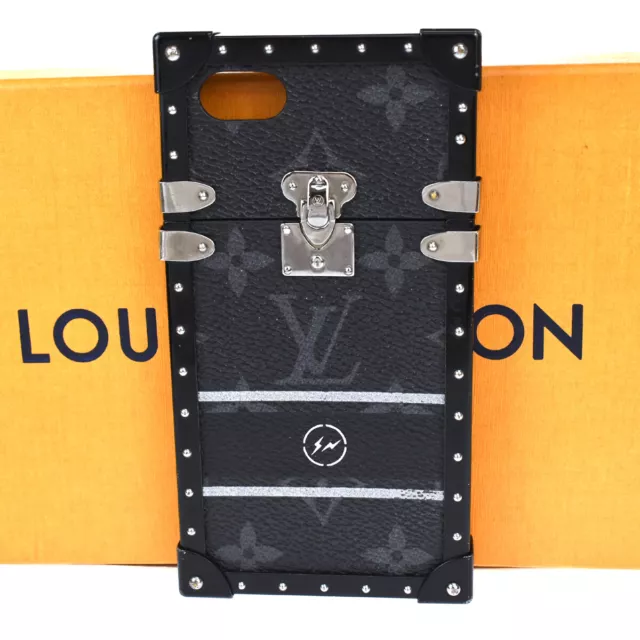 LOUIS VUITTON × Fragment Eye Trunk iPhone Case 7 Monogram Eclipse M62613 36JF234