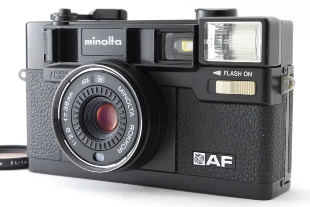 【Casi como nueva】Cámara fotográfica Minolta Hi-Matic AF 35 mm 38 mm f/2,8 Japón