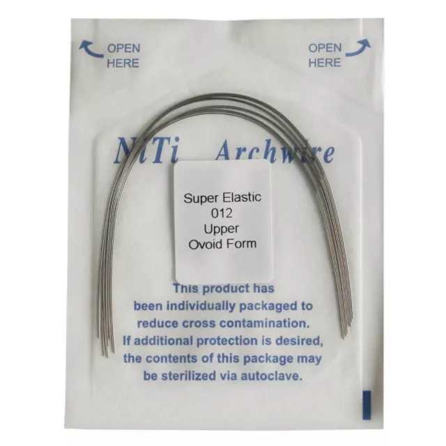 Dental Orthodontic Super Elastics Niti Braces Round Arch Wires Ovoid Form 2