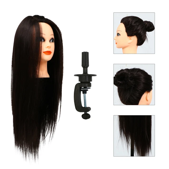 Hair Dummy Head Wig Mannequin Head Real Hair Braided Wigs Model Head