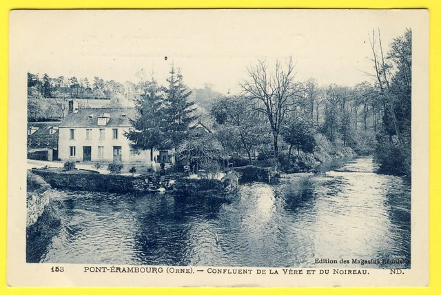 cpa 61 - PONT ERAMBOURG (Orne) Confluent de la VÈRE et du NOIREAU