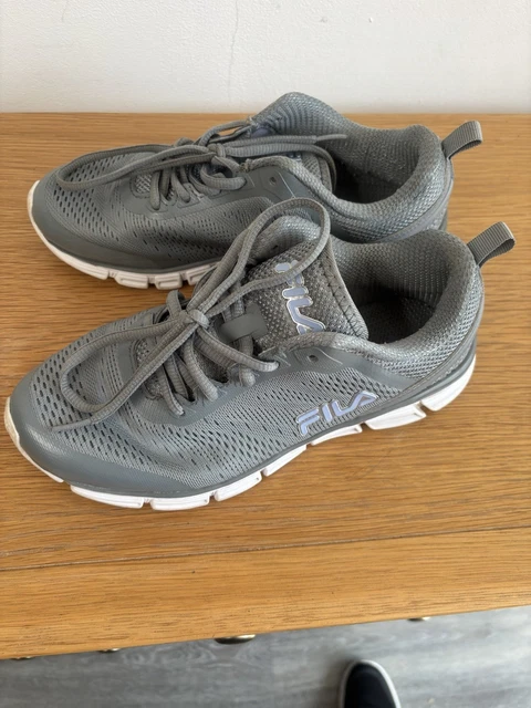FILA FLASH ATTACK Grey Trainers Size Girls Women's