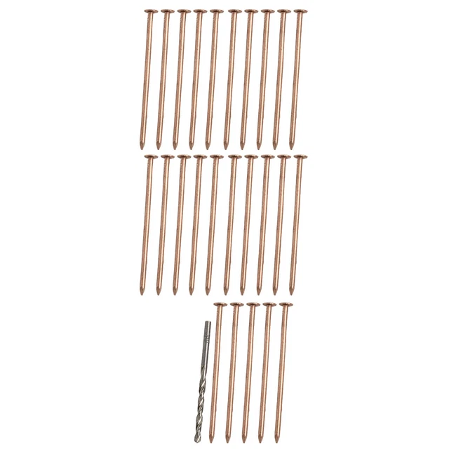 Kit De 14 Clous En Cuivre Pour Tuer Les , Clous En Cuivre De 3,5