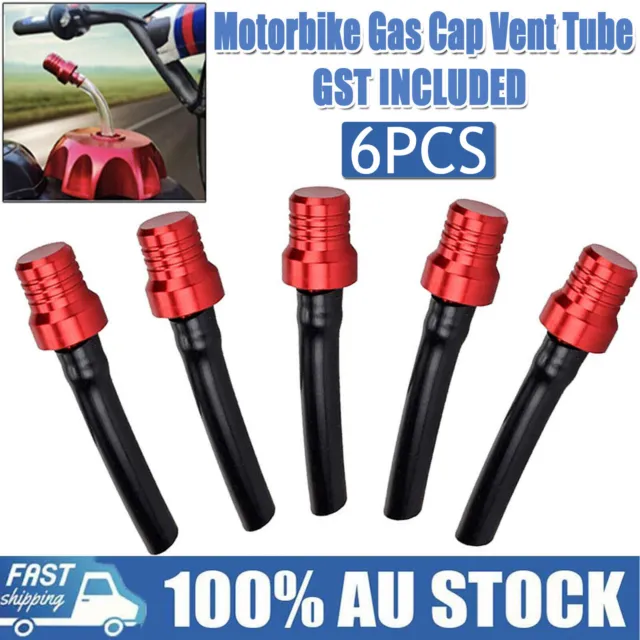 5pcs Motorbike Gas Fuel Cap Valve Vent Breather Hose Tube Tank for Pit Dirt Bike