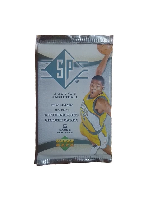 Pack 2007-08 Upper Deck SP NBA Basketball (5 Card) LOOK Auto RC DURANT Unopened