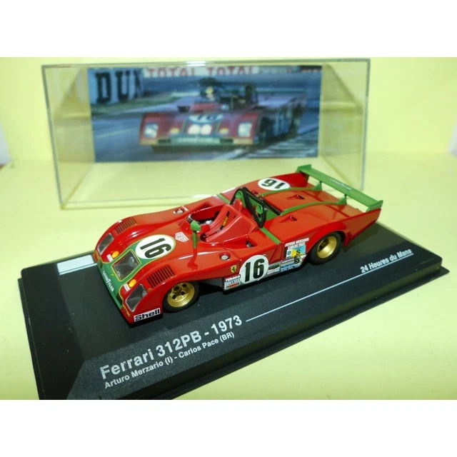 1:43 Waterslide Decals Sheet Ferrari 312 PB Le Mans 1973 #16