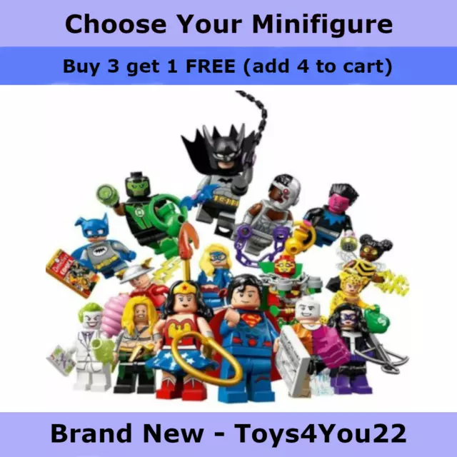 Lego DC Super Heroes Minifigures 71026 - Choose your minifigure - Free Postage