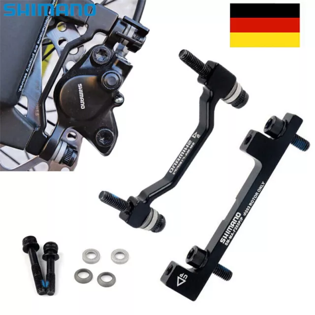 Shimano Pm 180/203mm Mtb Scheiben Bremsscheibe Bremssattel Fahrrad Adapter Vorne