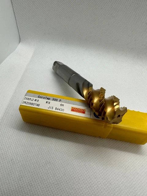 SANDVIK  Coro Power Tap 300P  EX0CPJ2-M18 TIN Coating M18 6H