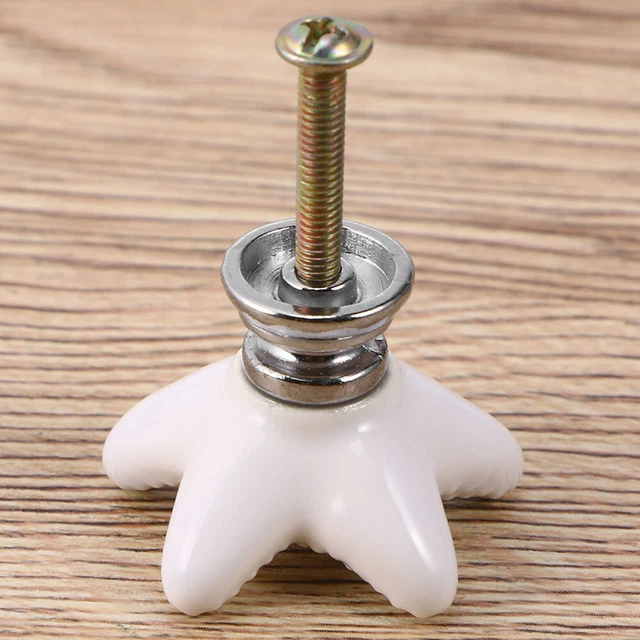 2 PCS Boutons D'armoire Poignées De Tiroir En Céramique Porte Anciennes