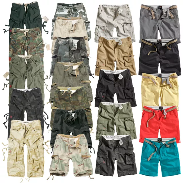 Surplus™ Raw Vintage Rider Marche Airborne Shorts / Short Cargo Bermuda Chino