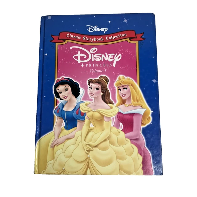 DISNEY PRINCESS VOLUME 1 Classic Storybook Collection Hardcover Book ...