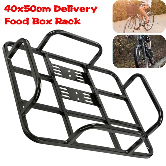 FOOD DELIVERY BOX Rack Rear Grille with Guardrail, 80kg Loading ...
