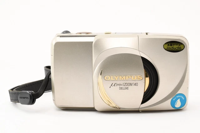 NEAR MINT] OLYMPUS μ mju Zoom 140 Deluxe 38-140mm 35mm film camera