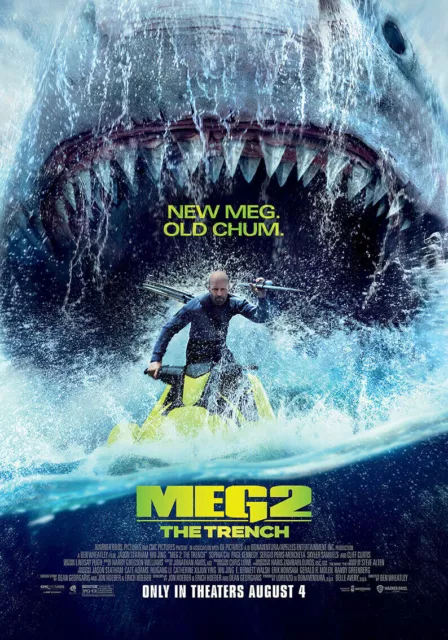 Meg 2 - The Trench (2023) The Deep Movie Póster Póster Jason Statham #244